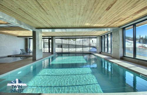 ARC 1600, LE RIDGE, Appartement 07 personnes Vue Montagne - ski aux pieds - Sauna, Hammam, Piscine, Salle de salle de sport-fitness - Foto 1