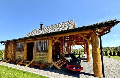 Dom Wakacyjny Złoto Północy na wyłączność, parking, plac zabaw, tarasy - Foto 9