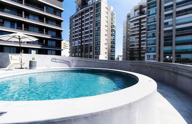 Apartamento moderno com piscina e AC - Foto 15