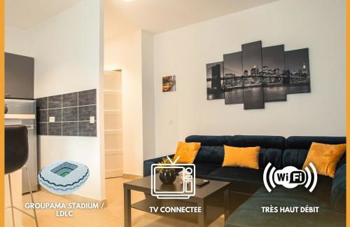 Le refuge - T2 Proximité LDLC Groupama Stadium - Foto 2