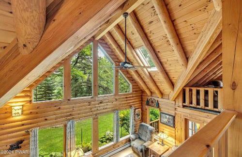 Poconos True Log Cabin with Sauna, Movie Theather, Hot Tub & Fire Pit! - Photo 29