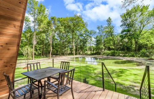 Modern A-Frame Cabin by Rip Van Winkle with Hot Tub - Foto 19