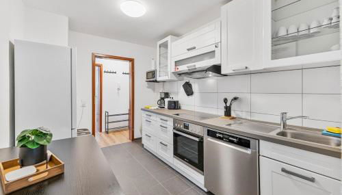 DZ01 Große Wohnung für Monteure und Teams - Foto 5, stove, dishwasher