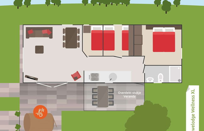 Atmospheric Chalet with Porch near Veluwe - Foto 8