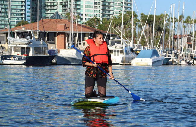 Paddle surf avec des otaries à Marina del Rey - Photo 2