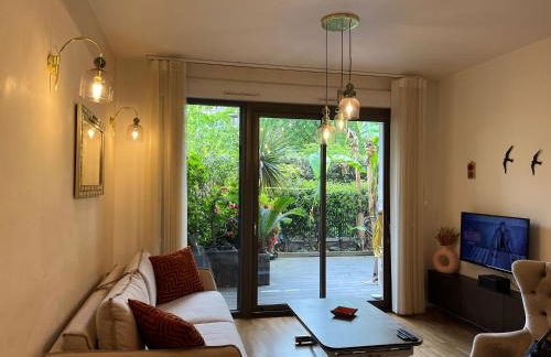 Terrasse Zen - Confort Nature & Accessibilité - 4 personnes - Parking gratuit - 20 min de Paris - Foto 9