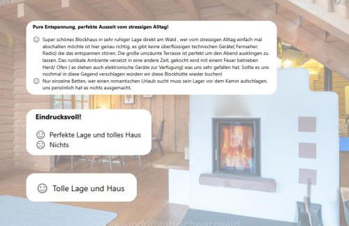 Schwarzwald Blockhaus - Sauna - Kamin - mit Bettwäsche und Handtücher - Foto 16