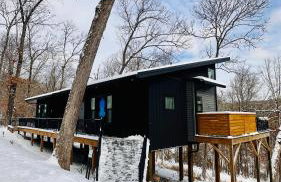 Firefly2 - luxury lakeside treehouse with hot tub - Foto 7