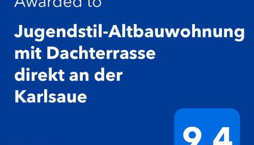 Jugendstil-Altbauwohnung mit Dachterrasse direkt an der Karlsaue - Foto 2