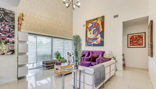 Covered Patio and Grill Colorful McAllen Home - Foto 4