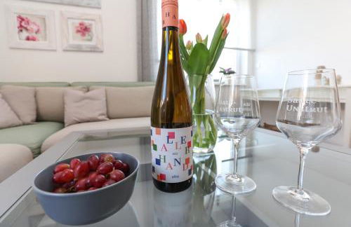 WEINQUARTIER Bad Kösen 65 qm Küche Parkplatz Terrasse Weinbergsblick - Foto 8