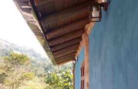 Ecocasa azul - Chalé na mata - Foto 13