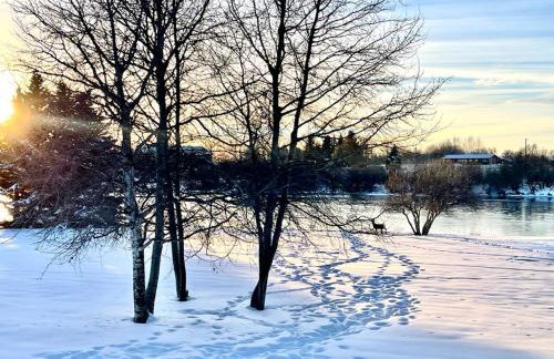 Chester Currents by KABINO Riverfront on Henrys Fork Air Conditioning Boat Launch Foosball Pool Table Huge Yard Garage WIFI - Foto 22