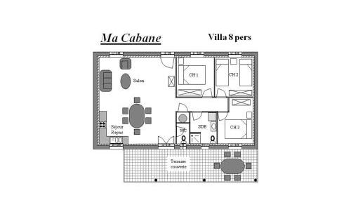 Ma Cabane 1 "C1", 8 Pers, Domaine De Ribiere - Foto 4