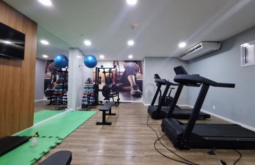 1Q Alto Padrão Aeroporto Completo Novo Praia Jardim Camburi - Foto 12