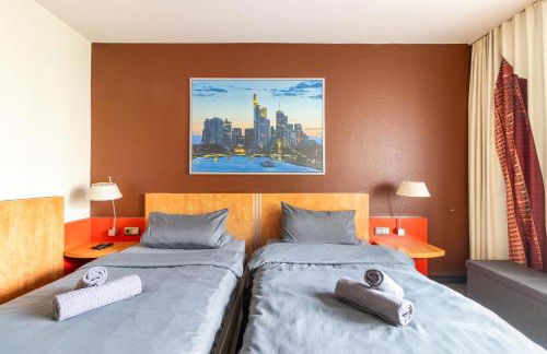 Nähe Frankfurt Messe mit Netflix und Balkon - Foto 2