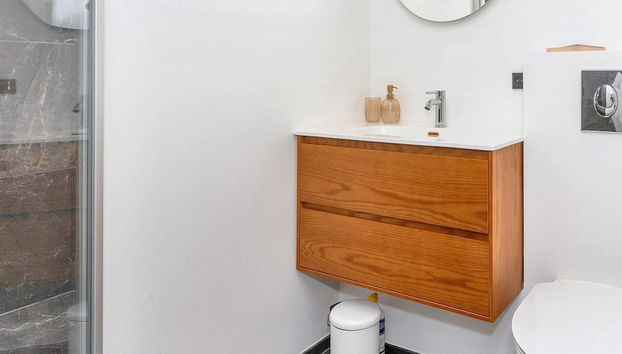 5 Star Holiday Home in Farso - Foto 5, Baño