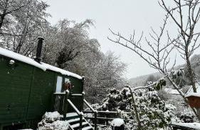 Shepherds hut, Eco, Log burner Hot tub NY moors - Foto 21