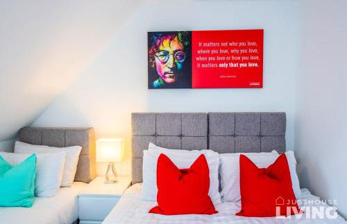 NEW Spacious Modern Townhouse Sleeps 12 Free Parking - Foto 44