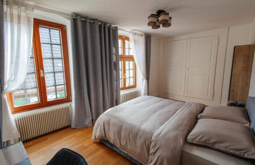 La Cure grand appartement familial 3 chambres avec terrasse et parking à 10 minutes de Colmar - Foto 12