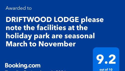 DRIFTWOOD LODGE please note the facilities at the holiday park are seasonal March to November - Foto 3