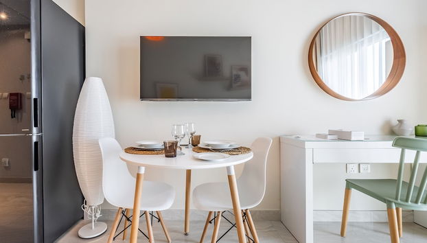 Charming Studio Escape With City View - Foto 3, Habitación