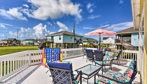 Lively Galveston Home with Deck and Beach Views! - Foto 1