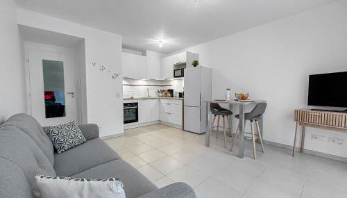 Vivez Lunel-Clim-Wifi Fibre-Parking Privé-Patio T2 - Foto 4