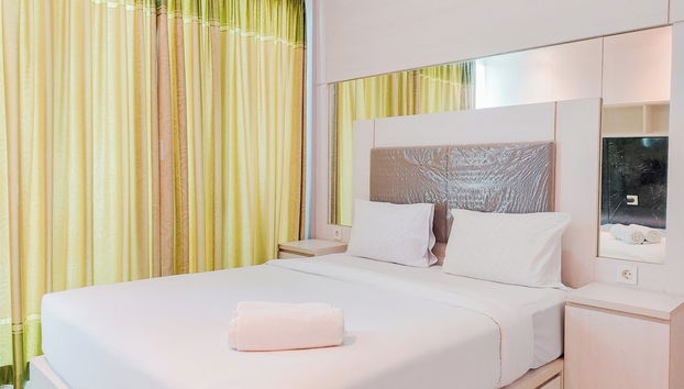 Spacious And Comfy 1Br Tree Park City Bsd Apartment - Foto 3, Habitación