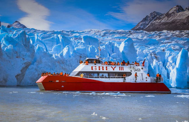 Balade en bateau sur le lac Grey avec visite de la plage et du glacier - Photo 4