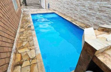 Alugo casa com piscina em Mongaguá SP - Foto 3