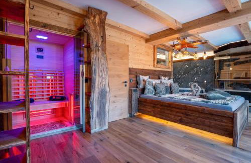 Bergromantik Ferienwohnung Harmonie mit Sauna, Whirlpool und Bergblick - Foto 15