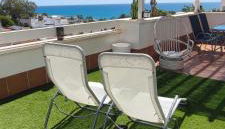 Apartamento con gran terraza con vistas al mar y montaña en Mojácar - Foto 3, sunbed