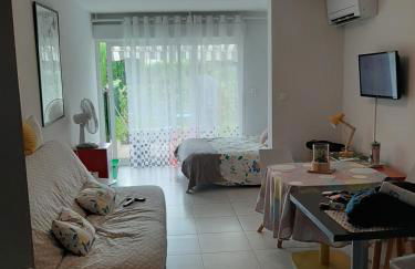 Studio avec jardinet clim parking - Foto 8