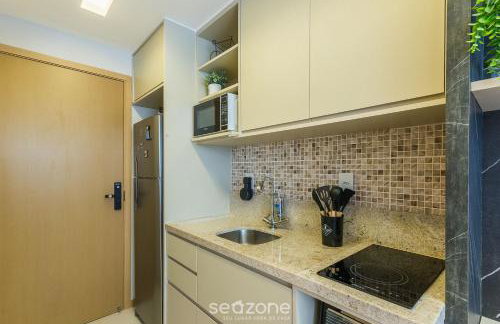 Aptos completos com lazer a poucos minutos da praia HFOs - Foto 18