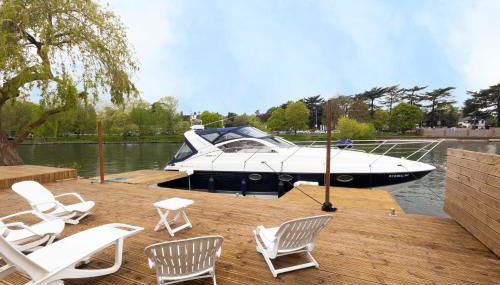 Lux 8Br Thamesfront Villa w Yacht & Sauna - Foto 5, sunbed