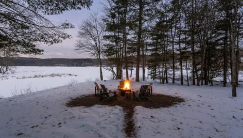 Lakefront Cabin with Private Dock Kenoza Den - Foto 5