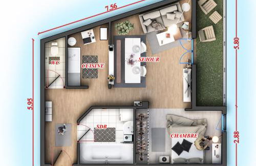 l'Aigle Royal de Paris, Gare, parking et terrasse - Foto 5