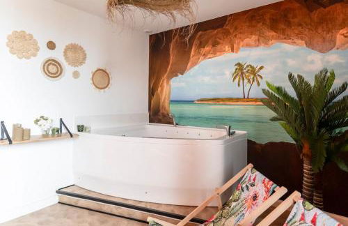 La Caliente love room glamour balnéo en duo - Foto 29