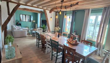 Le Cœur du Bien-être - Gîte grande capacité - 6 chambres - Superbe emplacement - Vue Seine - Décoration soignée - Coin touristique - Foto 5