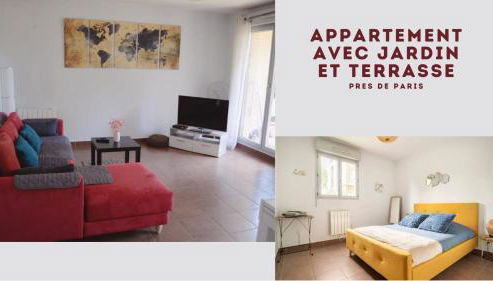 Appartement avec Jardin et Terrasse près de Paris - Foto 5