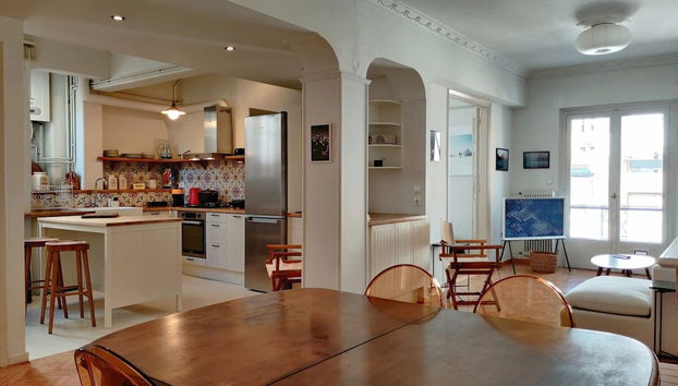 Stylish 1BR Apt With Retro Kitchen View Balcony - Foto 2, Habitación