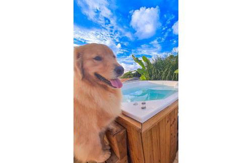 Piscina Aquecida, Jacuzzi, internet veloz, no centro de Serra Grande - Apt Verde - Vila Pitangueira - Photo 9