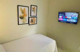 Ape com Horta, Cama Casal Queen, SmartTV, Ar, WiFi e Vaga na garagem - Foto 42