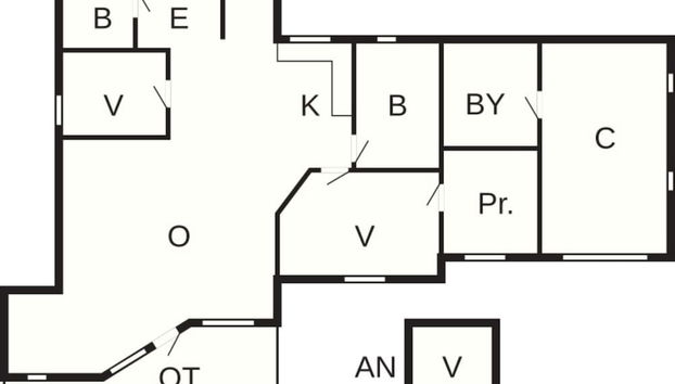 Holiday Home in VÃ¦ggerlÃ¸se - Foto 3, Plano