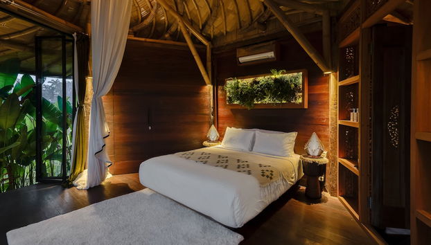 Earthship Ubud Eco Villa - Foto 2, Habitación