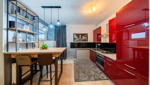 Flexible SelfCheckIns 203 - Zagreb - 2 Bedrooms - Loggia - Foto 3, stove