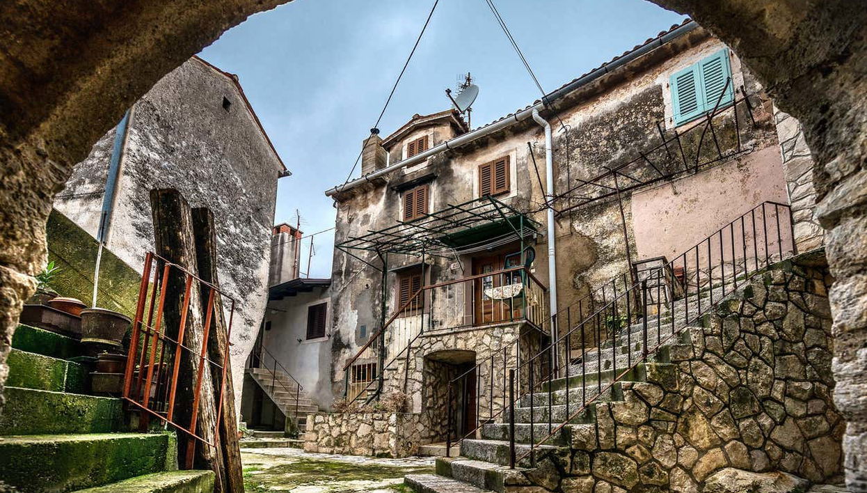 Mošćenice's old town