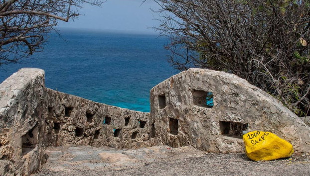 Tour por el norte de Bonaire - Foto 4, Escaleras de la playa 1000 Steps en Bonaire