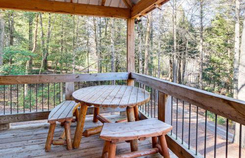 Newly Refreshed! Suches Cabin with Deck, Fire Pit - Foto 21